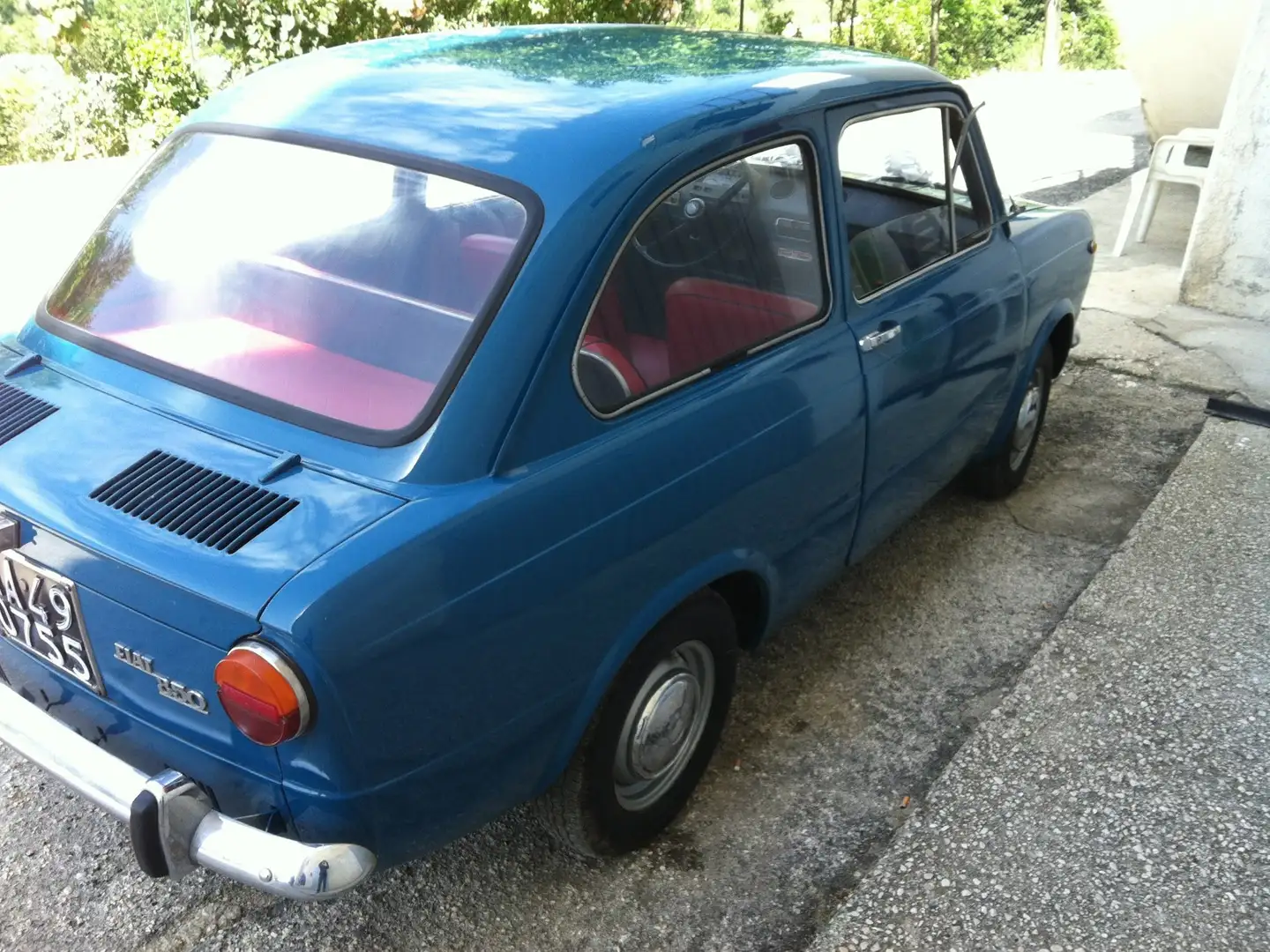 Fiat 850 Blauw - 2