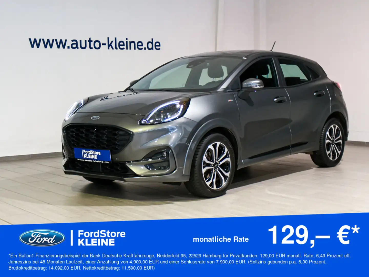 Ford Puma ST-Linie 1.0l EcoBoost MildHybrid +GJR Gris - 1