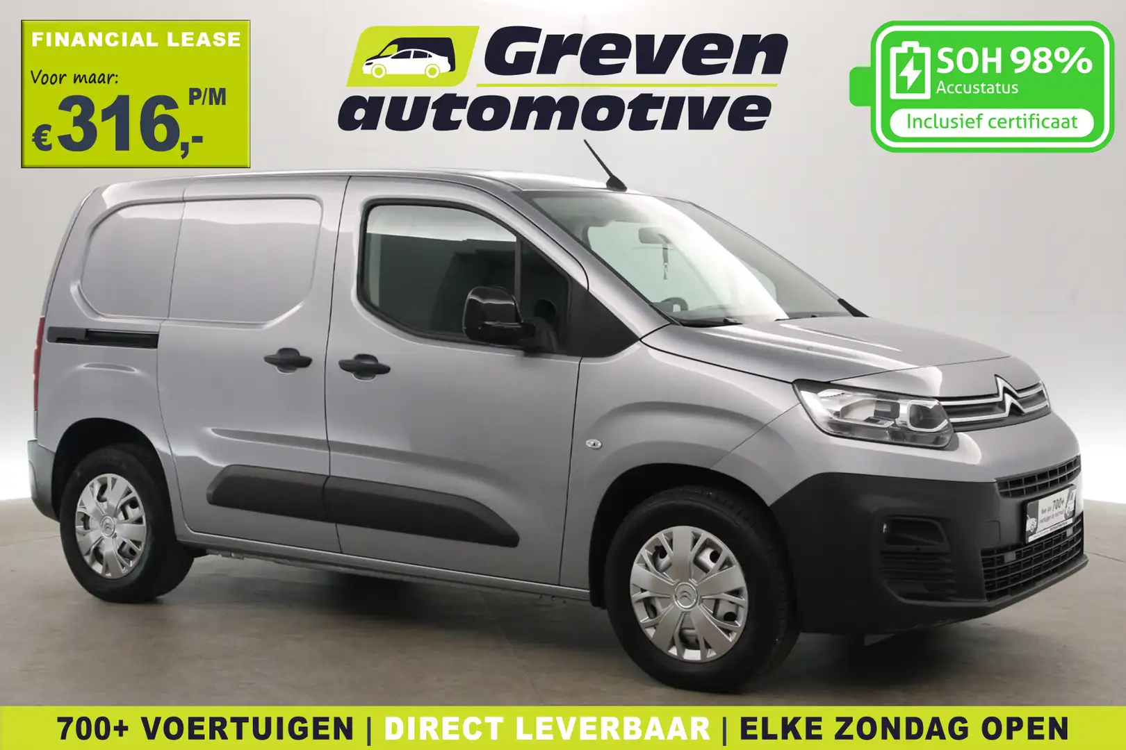 Opel Combo-e Citroën e-Berlingo 50 kWh | Snelladen | SOH 98% | Grau - 1