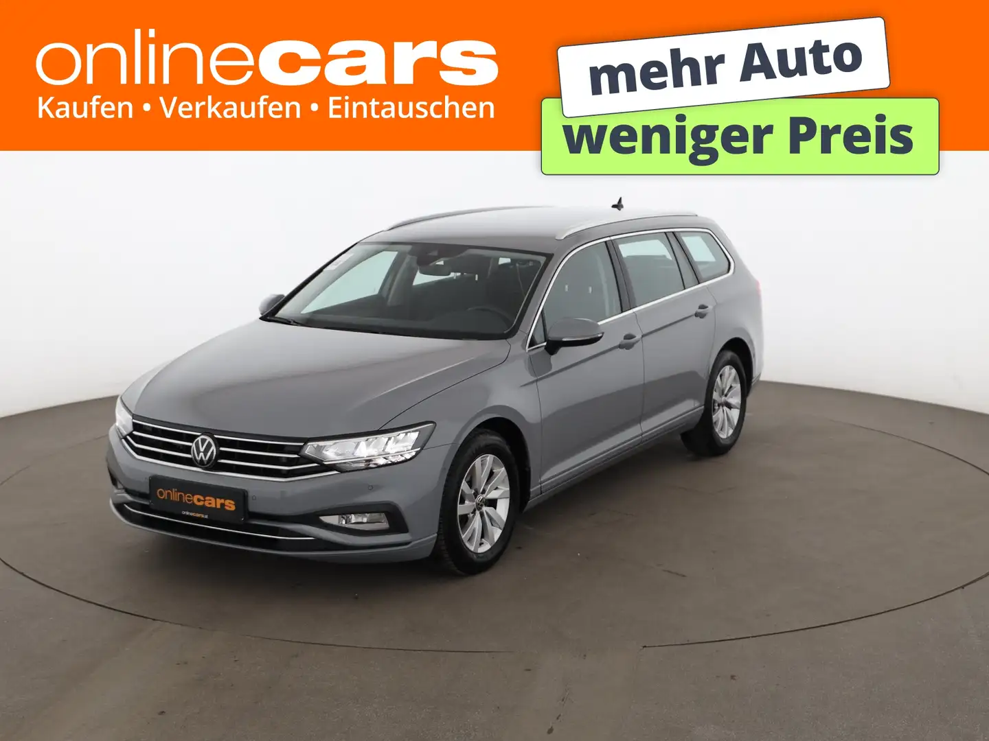 Volkswagen Passat Variant 2.0 TDI Business Aut LED AHK RADAR Grau - 1