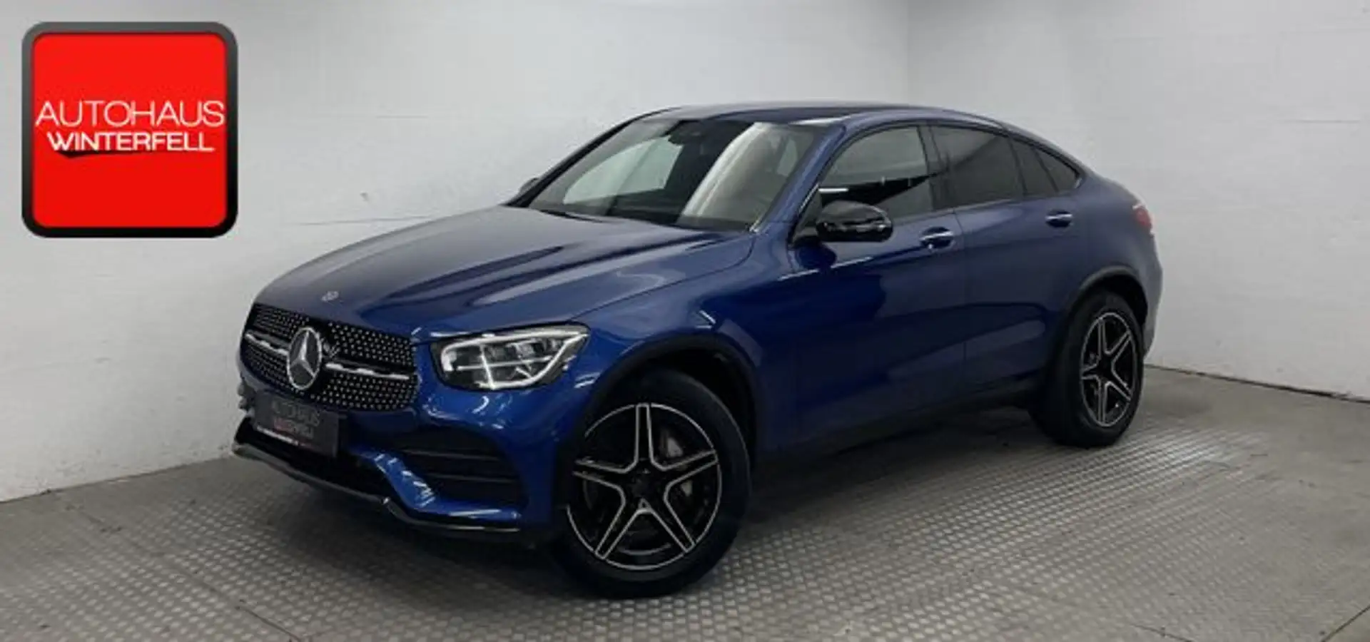Mercedes-Benz GLC 300 d Coupe 4M AMG NIGHT AHK+ABC+MEMO+DISTR+ Blu/Azzurro - 1