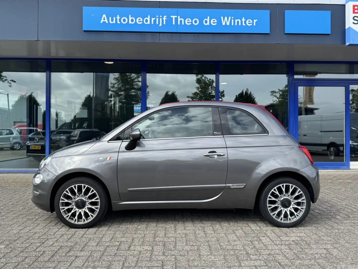 Fiat 500C 1.2 Lounge Gris - 2