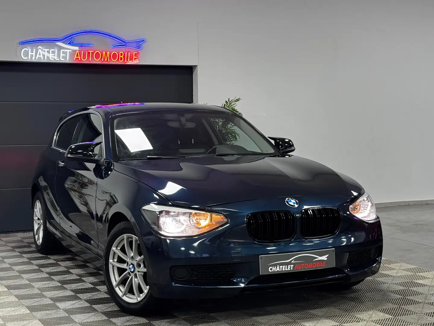 BMW 114 114 d Red Devils Sport Edition Bleu - 1