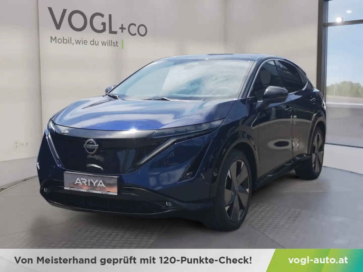 Nissan Ariya Evolve 87kWh 242PS Bleu - 1