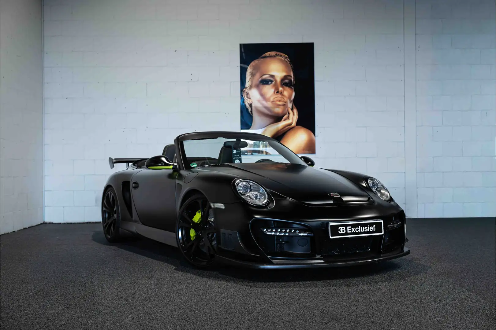 Porsche 997 Cabrio 3.8 Turbo S TechArt Uniek! Nose-lift, 1 of Noir - 1