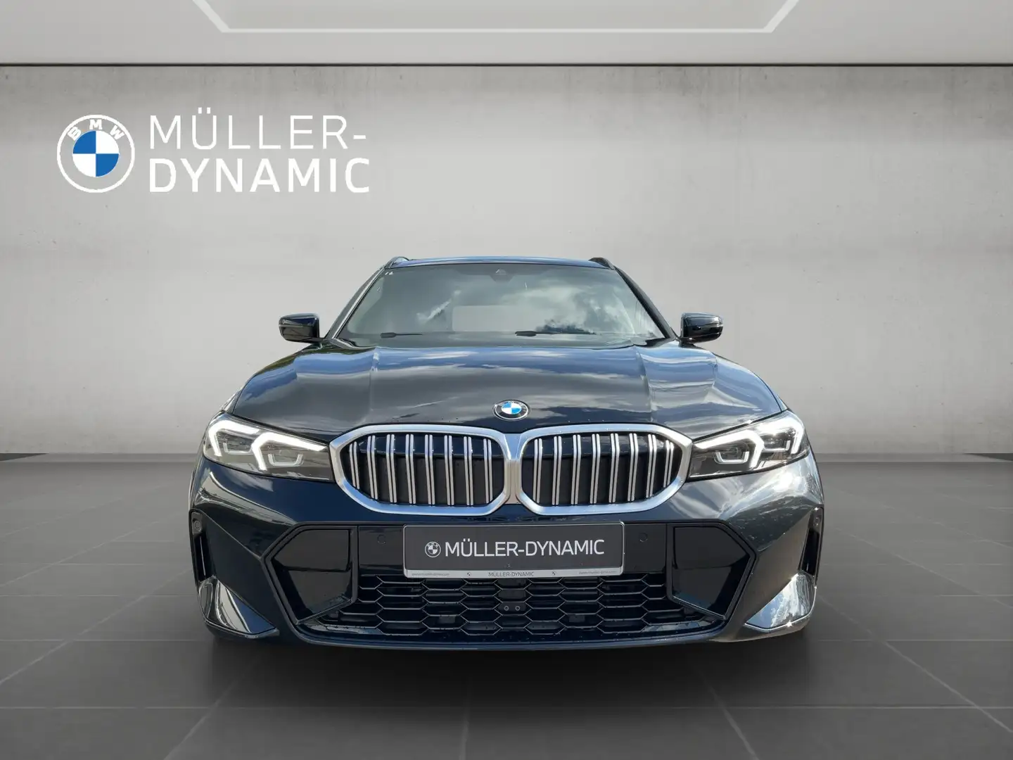 BMW 320 d TOURING M SPORT LED RÜCKFAHR KOMFORTZUG SHZ Schwarz - 2