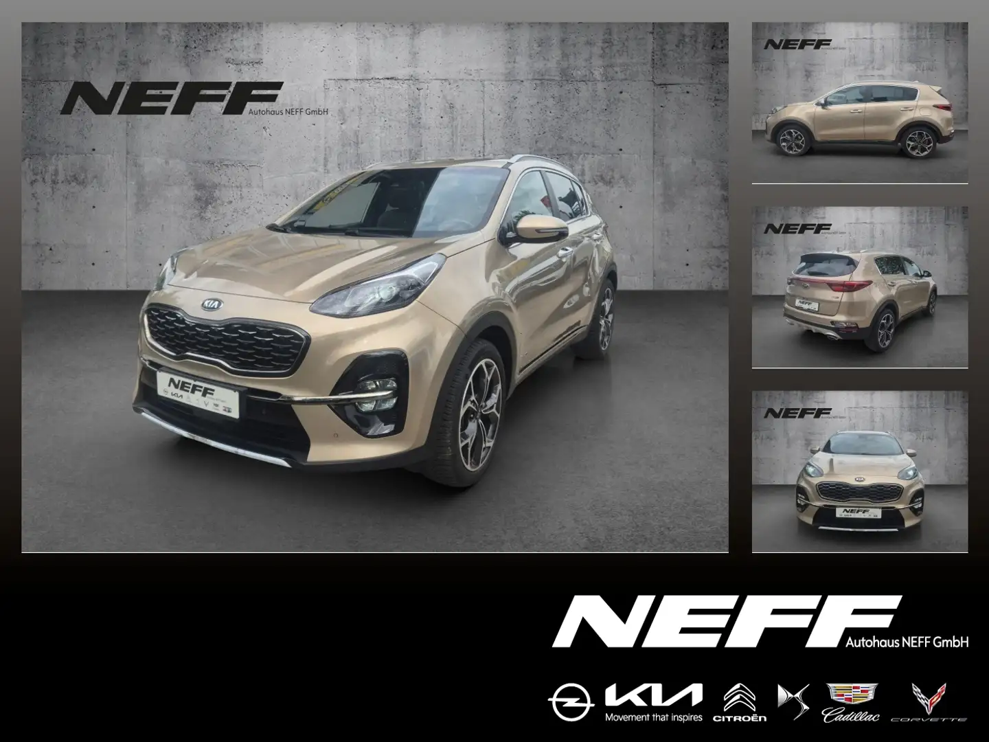 Kia Sportage 1.6 T-GDI GT Line GT-Line ACC FLA KAM Argent - 1