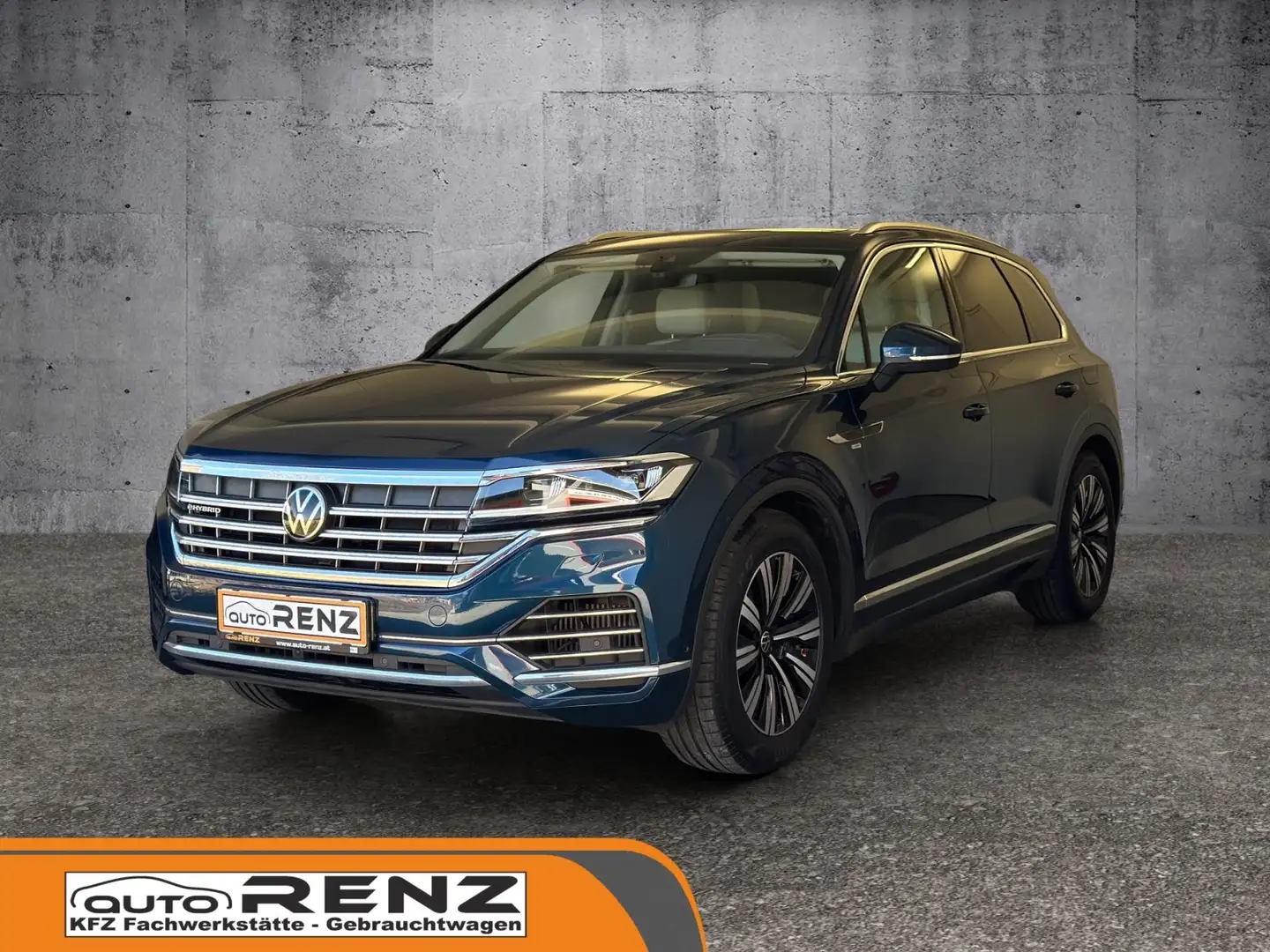 Volkswagen Touareg Elegance 4Motion V6 eHybrid, Luftfahrwerk,.... Bleu - 1