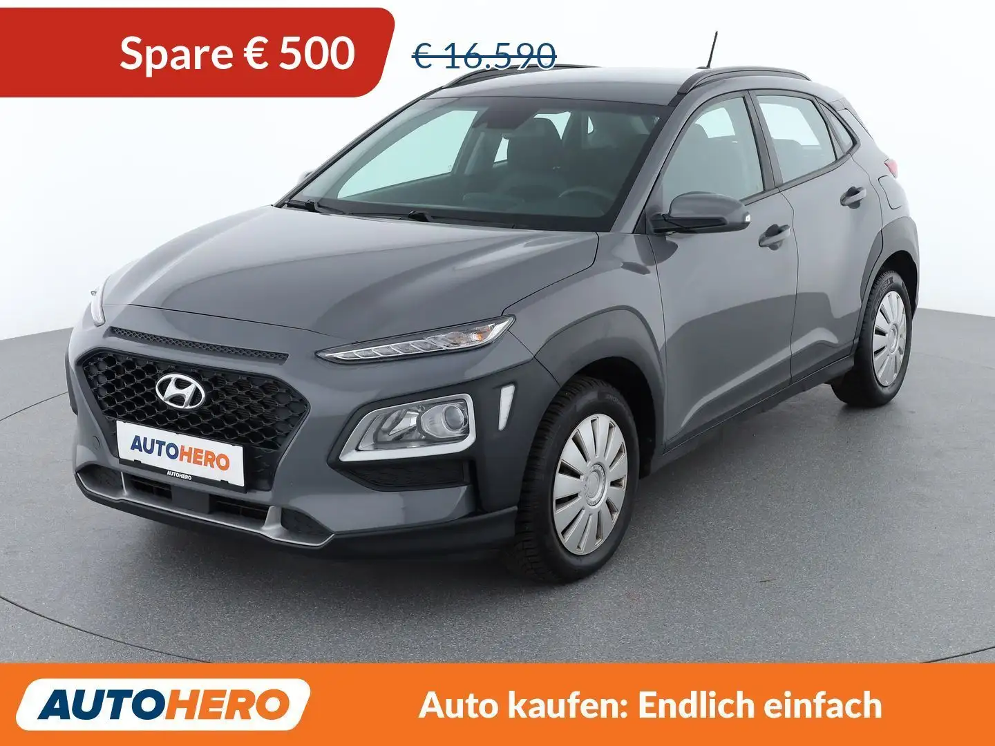 Hyundai KONA 1.6 CRDi LEVEL 3 4WD Gris - 1