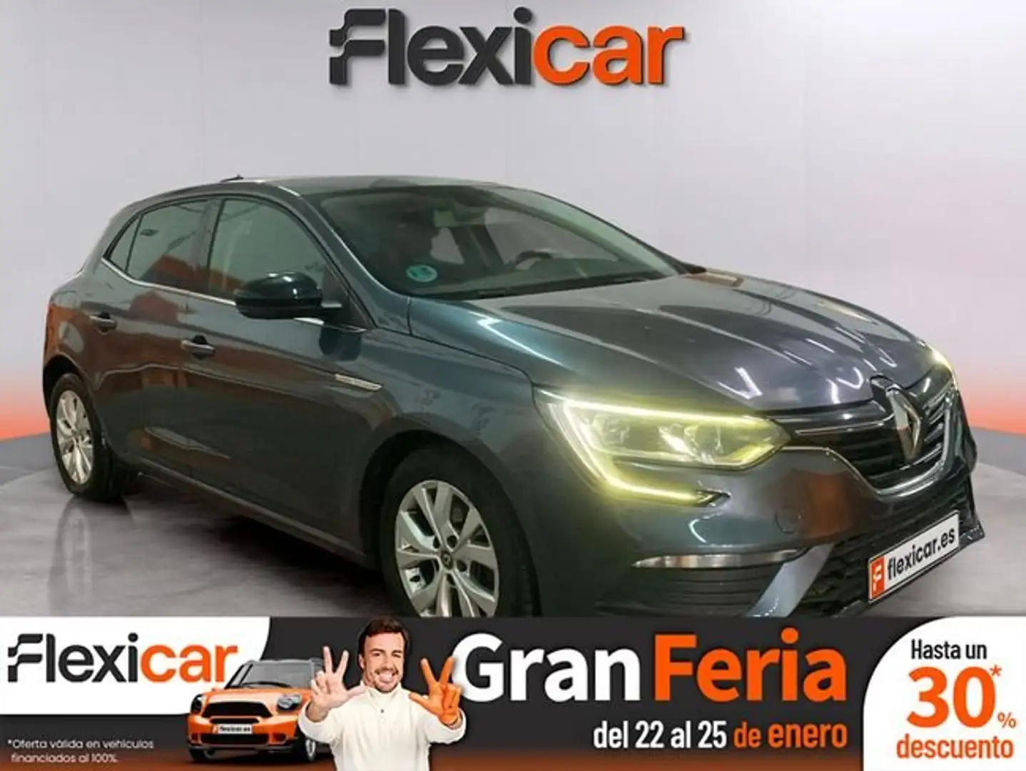 Renault Megane 1.3 TCe GPF Business 103kW Gris - 1