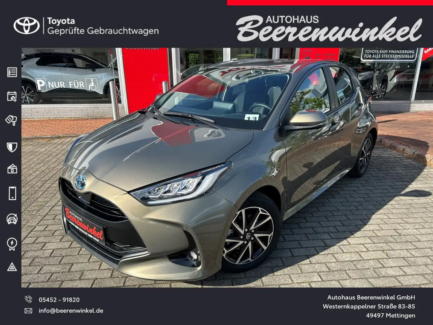 Toyota Yaris 1.5-l-VVT-i Hybrid CVT Team Deutschland Gris - 1