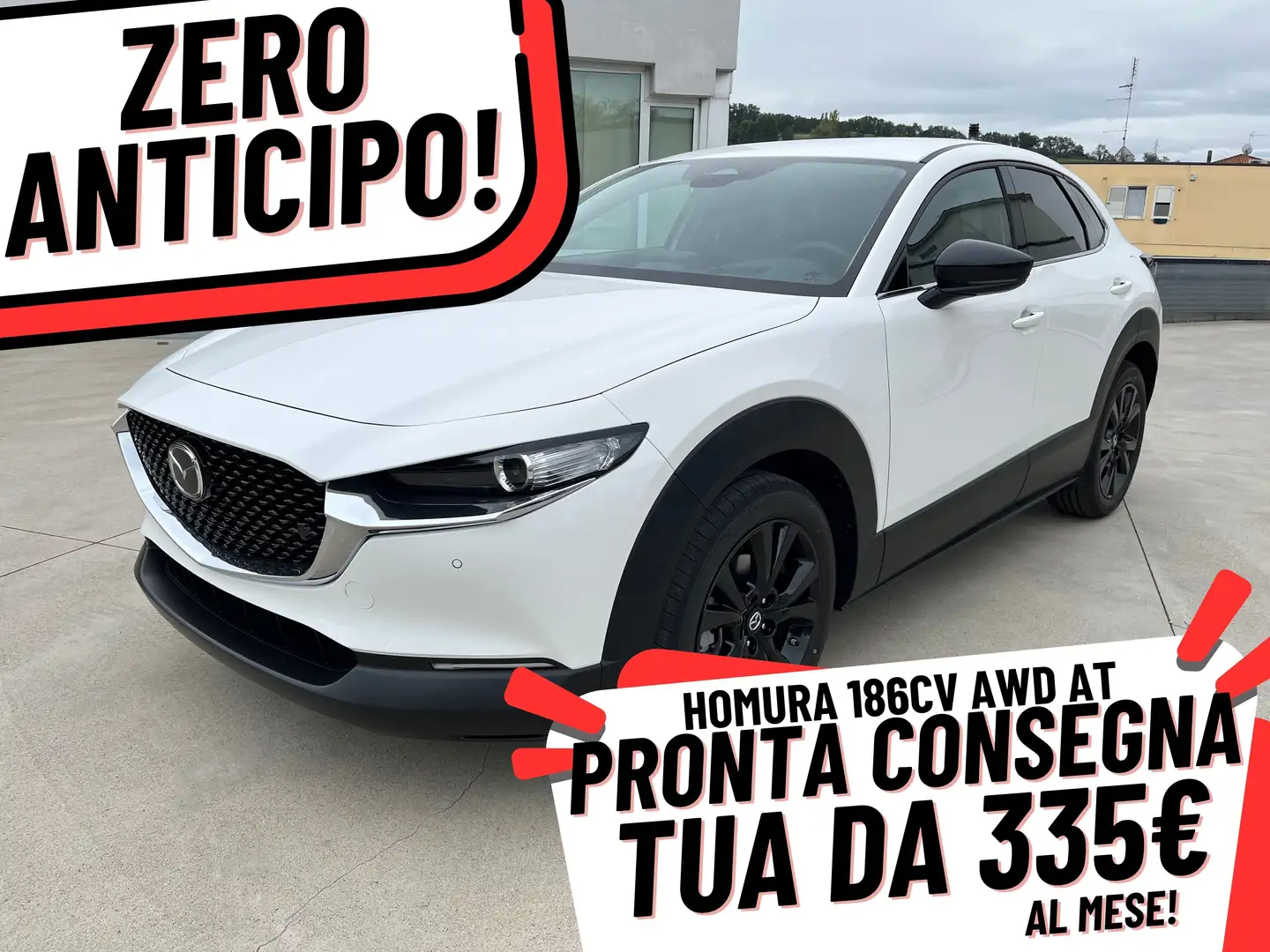 Mazda CX-30 186CV AWD AT HOMURA 0 ANTICIPO TUA DA 335€/MESE Bianco - 1