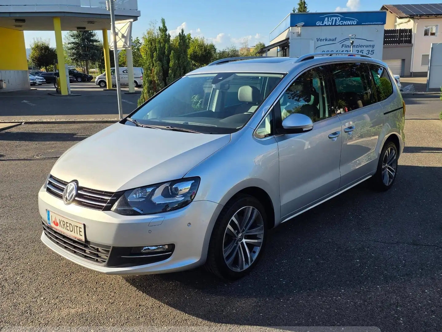 Volkswagen Sharan Highline *MwSt. ausweisbar* elektr. Schiebetüren *Rückfahrkamera * AHK schwenkbar * Grau - 1