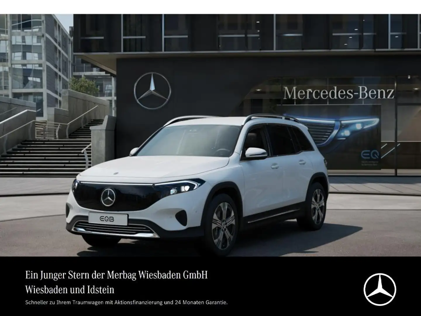 Mercedes-Benz EQB 300 4M PROGRESSIVE ADVANCED AHK 19"LM WINTER Weiß - 1