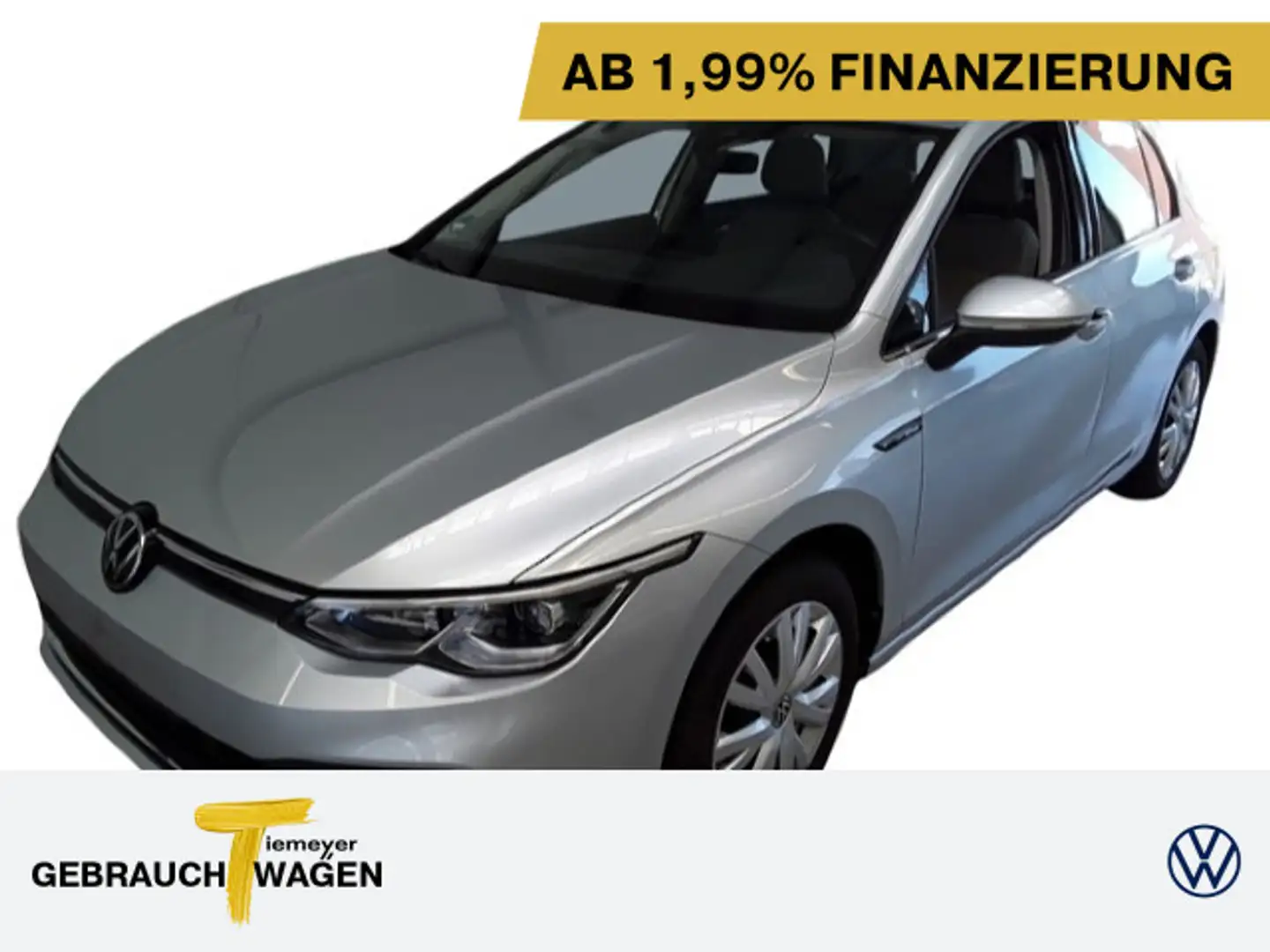 Volkswagen Golf 1.5 eTSI DSG STYLE ST.HEIZ LED+ KAMERA LM17 Silber - 1