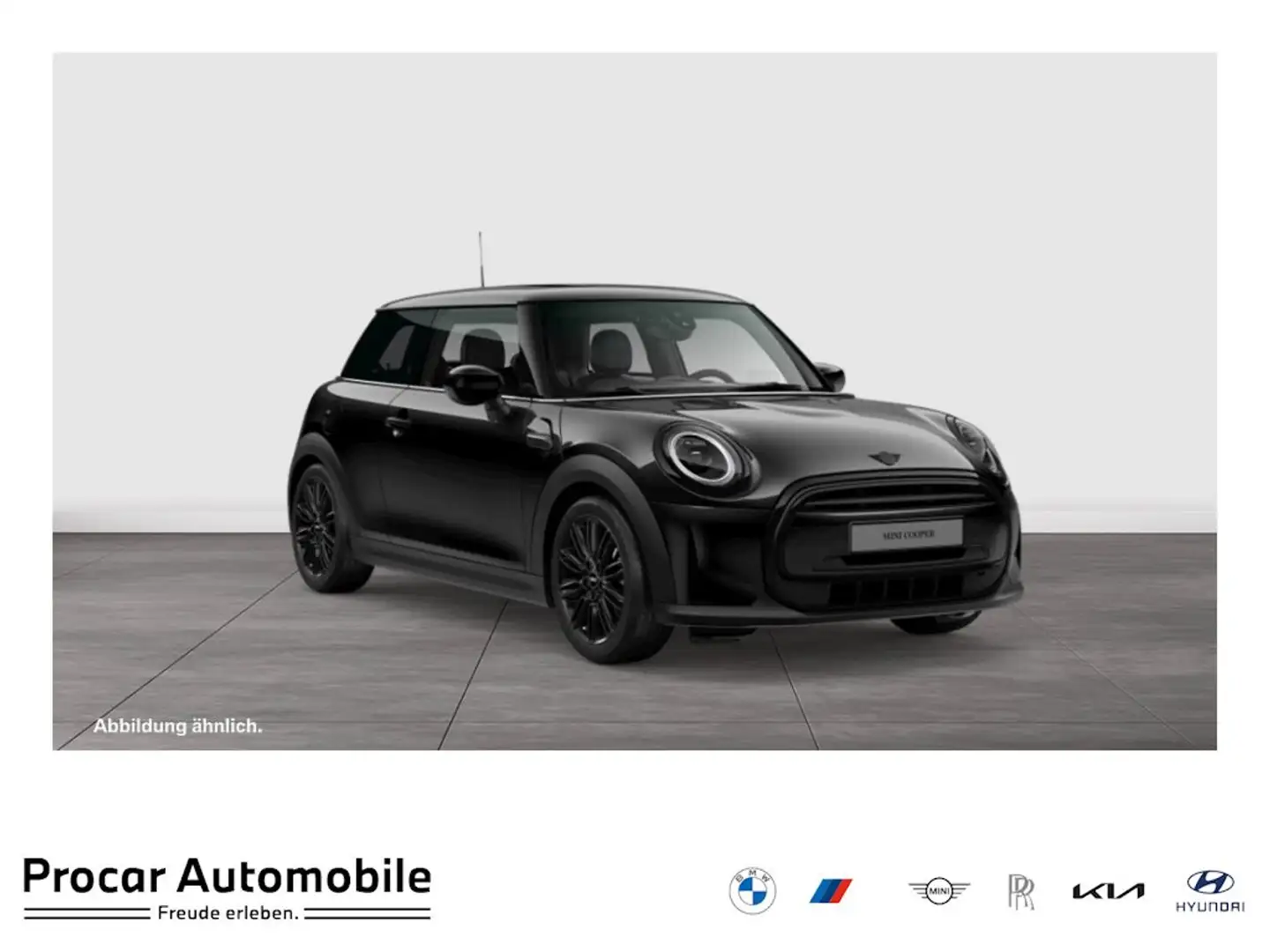 MINI Cooper 3-Türer Younique Trim Aut. HUD PANO RFK NAVI LED P Schwarz - 1