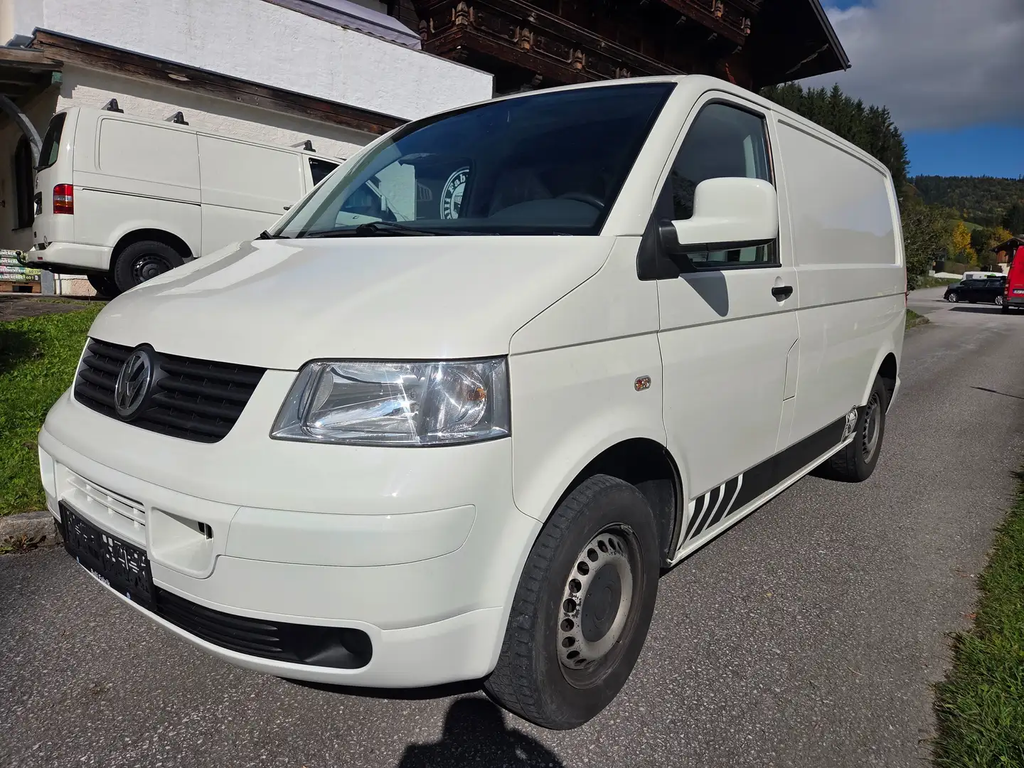 Volkswagen T5 Transporter 1.9 TDI 155Tkm Pickerl NEU Klima AHK Weiß - 2