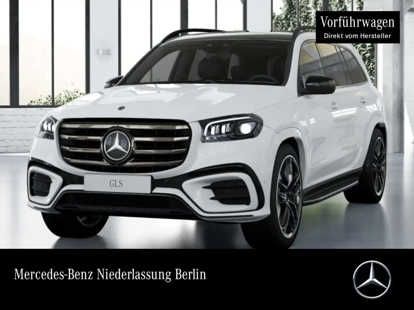 Mercedes-Benz GLS 450 d 4M AMG+NIGHT+PANO+360+AHK+MULTIBEAM+HUD Weiß - 1