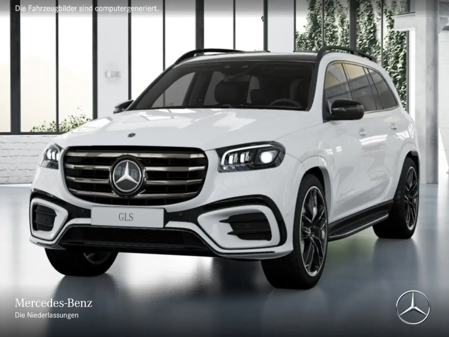 Mercedes-Benz GLS 450 d 4M AMG+NIGHT+PANO+360+AHK+MULTIBEAM+HUD Weiß - 2