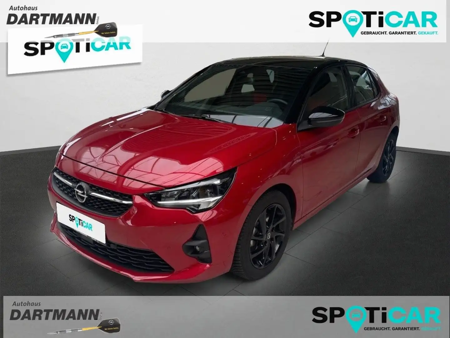 Opel Corsa F GS 1.2 Turbo SHZ,LHZ,Klimaautom. Rojo - 1