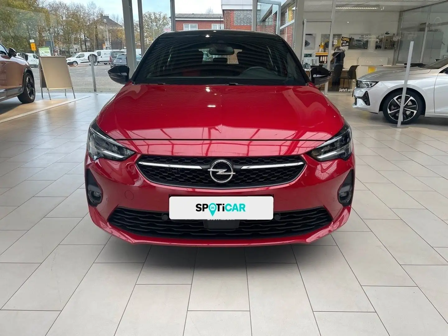 Opel Corsa F GS 1.2 Turbo SHZ,LHZ,Klimaautom. Rojo - 2