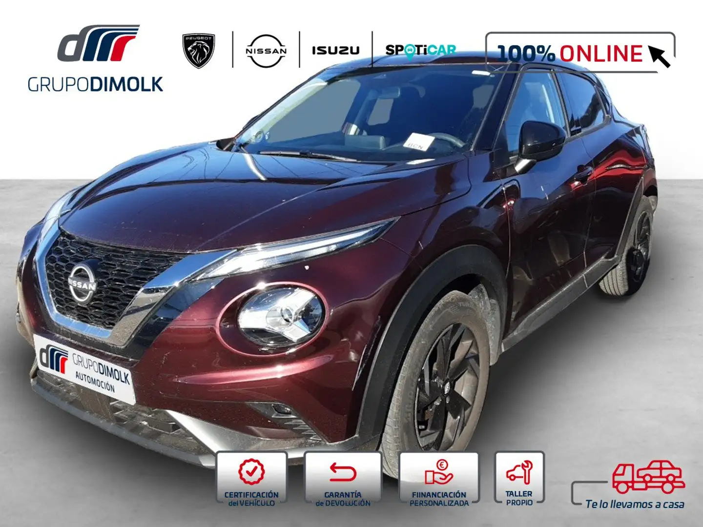 Nissan Juke 1.0 DIG-T N-Connecta 4x2 DCT 7 114 Fioletowy - 1