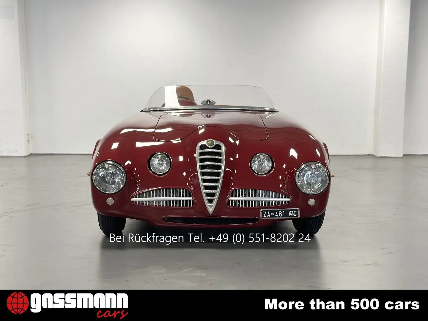 Alfa Romeo 412 Spider Vignale, 6 Zylinder SS-Motor - RHD Rot - 2