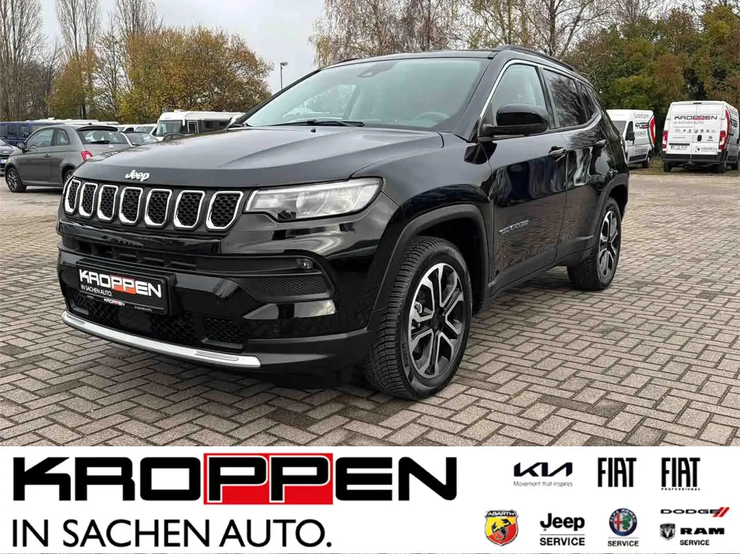 Jeep Compass Limited Mild-Hybrid FWD Navi 360 Kam SHZ LHZ Andro Negro - 1