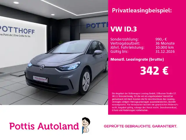 Volkswagen ID.3 PRO PDC KLIMA LED APP CONNECT