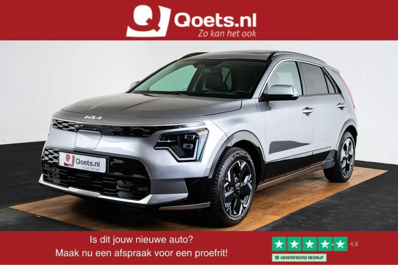Kia e-Niro EV DynamicPlusLine 64.8 kWh Schuifdak - Head-up - Szürke - 1