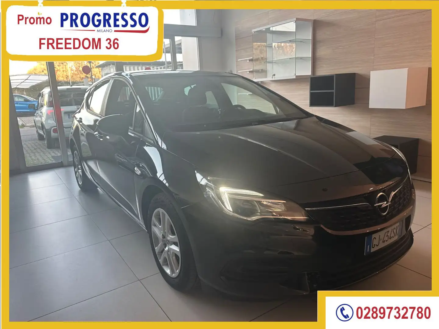 Opel Astra Astra 1.2 Turbo 110 CV Edition Schwarz - 1
