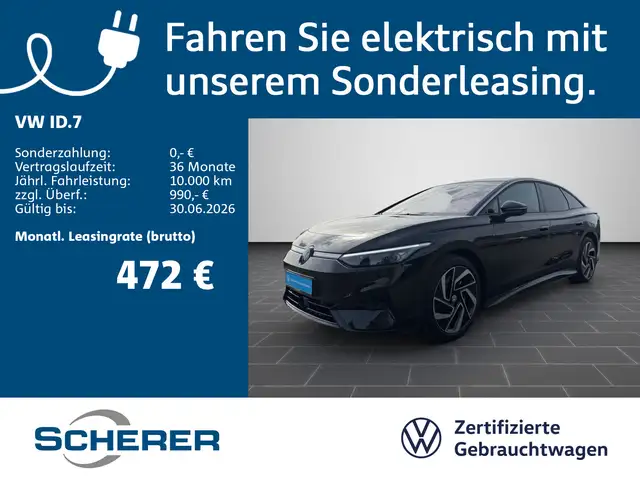 Volkswagen ID.7 Pro 82 kWh PANO AHK RFK NAVI MATRIX