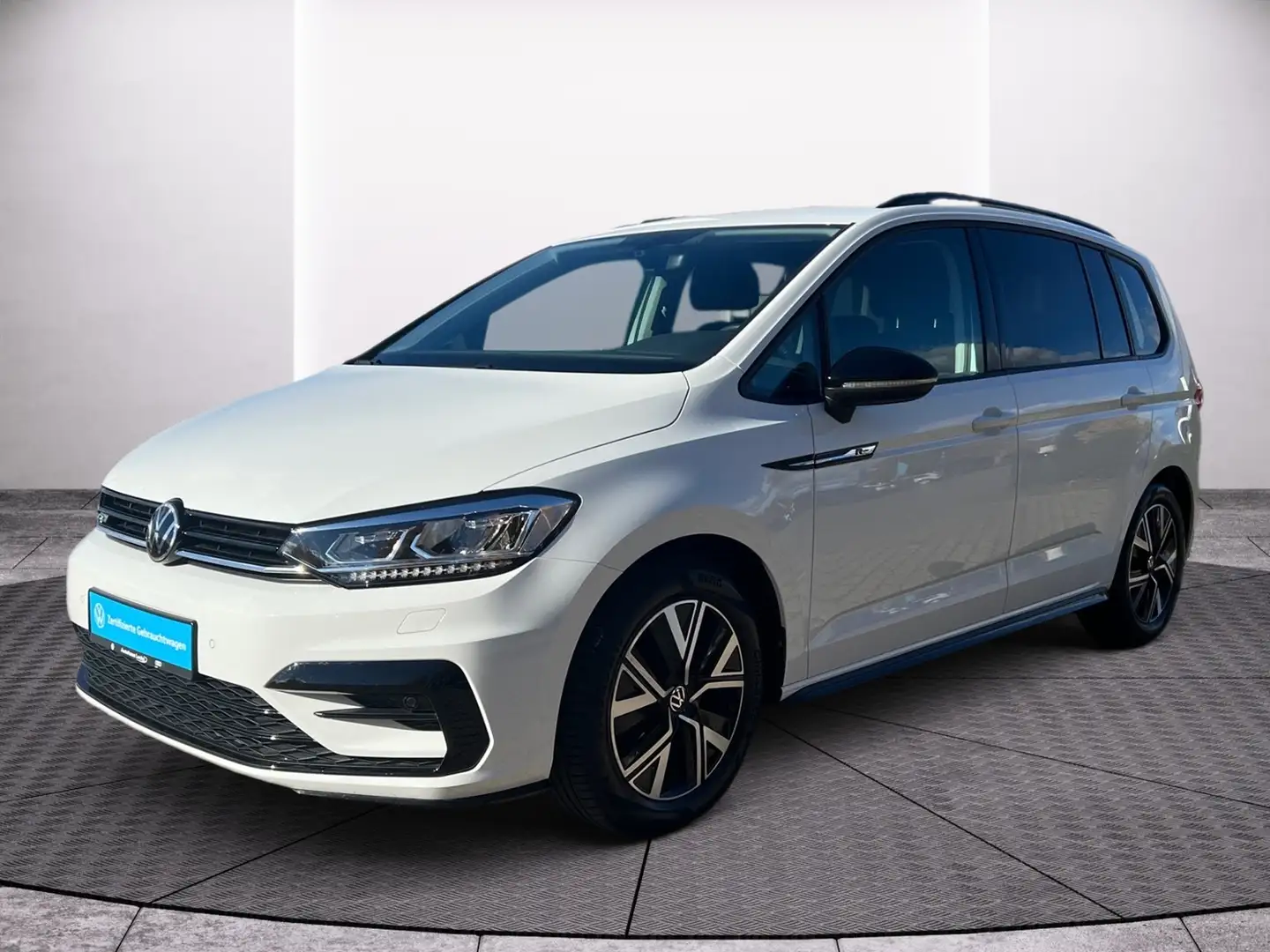 Volkswagen Touran 1.5 TSI R-Line Black Style AHK LED Weiß - 2