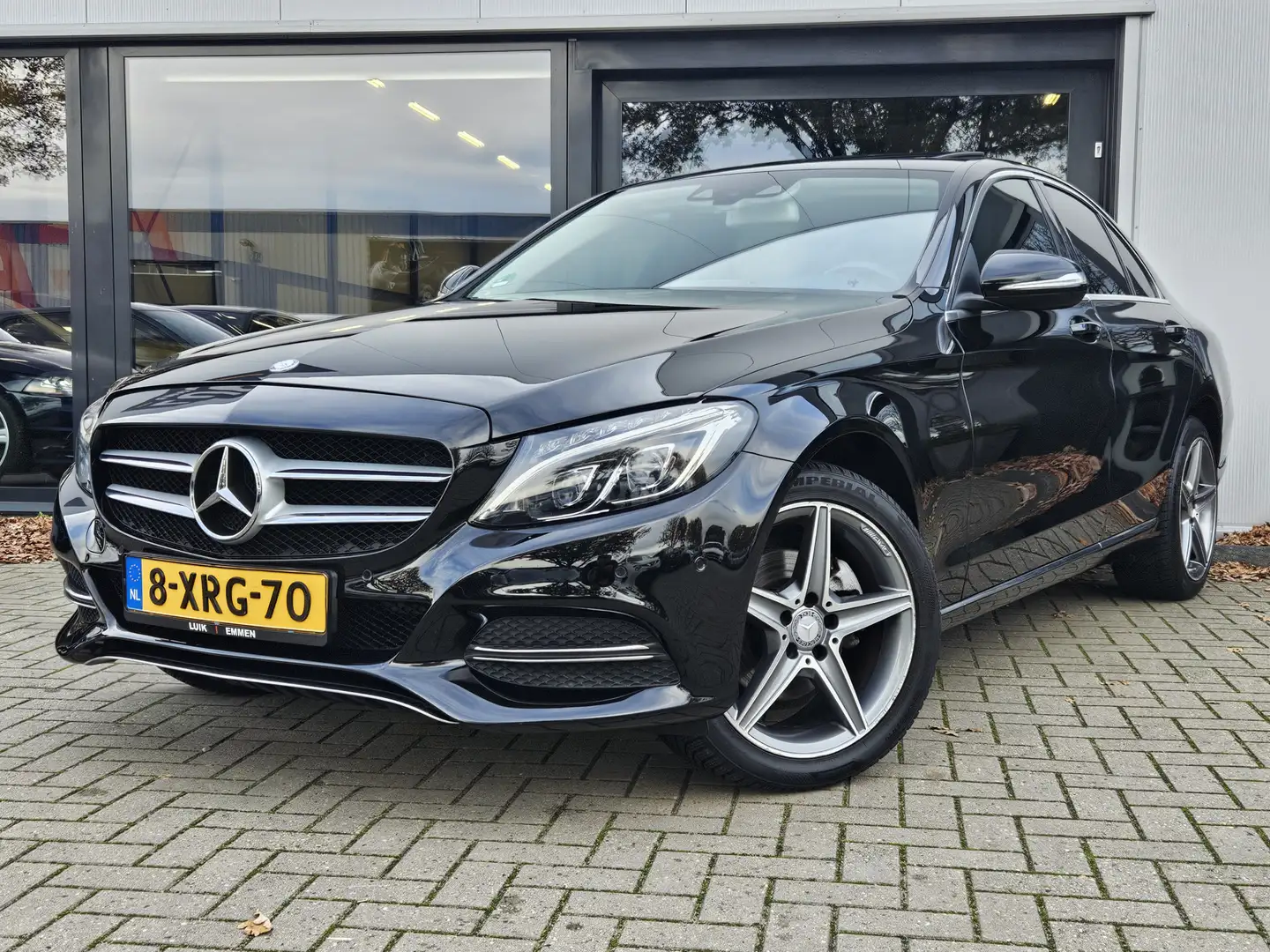 Mercedes-Benz C 200 Prestige + LED + SCHUIFDAK + HEADUP + MEMORY + VOL crna - 1