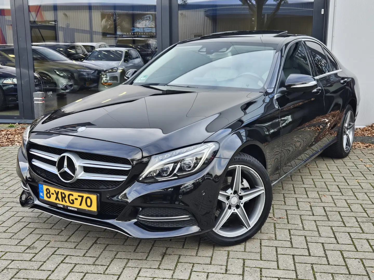 Mercedes-Benz C 200 Prestige + LED + SCHUIFDAK + HEADUP + MEMORY + VOL crna - 2