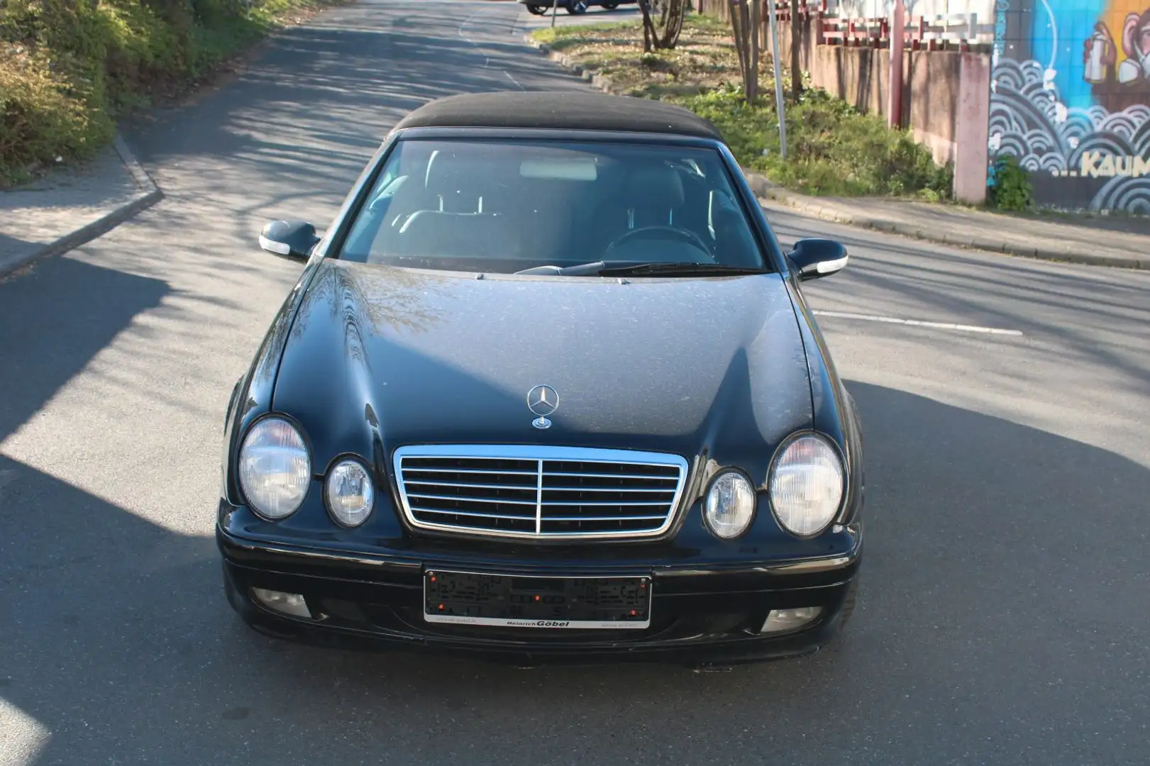 Mercedes-Benz CLK 200 Cabrio Automatik 1. Hand Leder Prins Gas Schwarz - 2