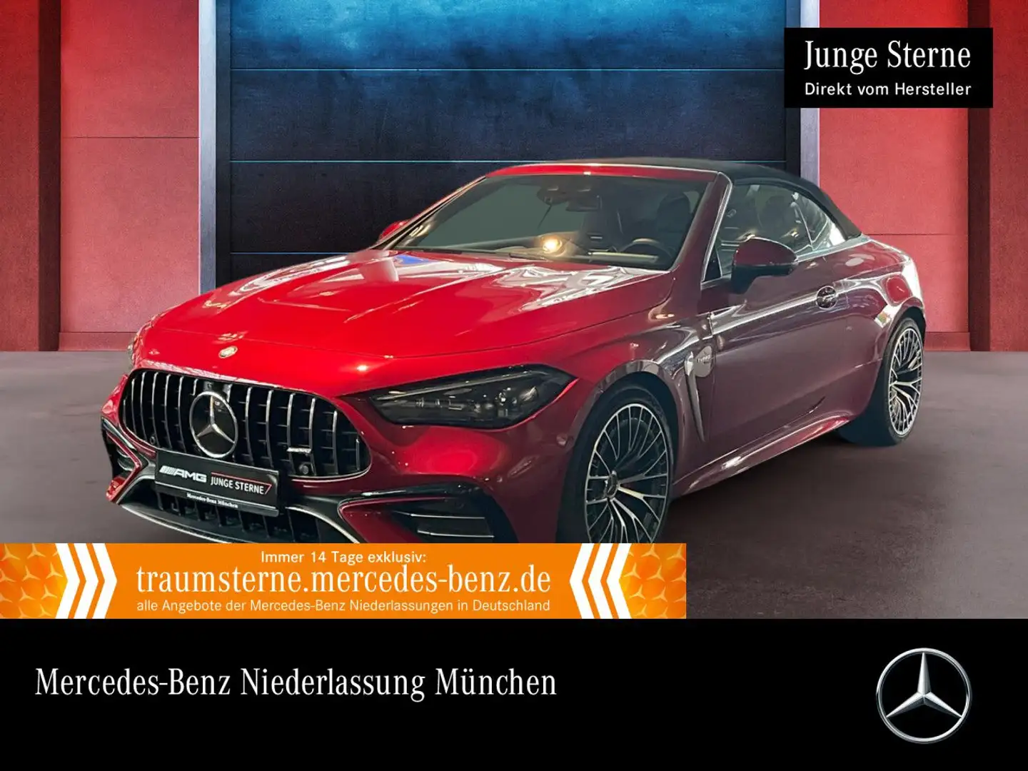 Mercedes-Benz CLE 53 AMG CLE 53 4M DRIVERS+360+BURMESTER+PERFSITZE+KEYLESS Rojo - 1