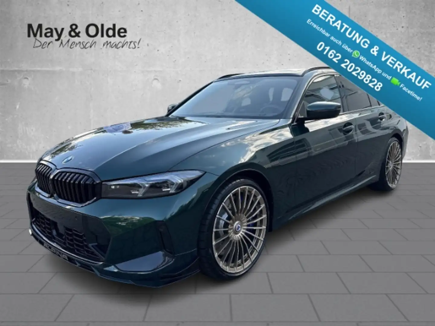 Alpina B3 GT Touring HUD AD AHK Pano Navi Leder Digitales Co Grün - 1