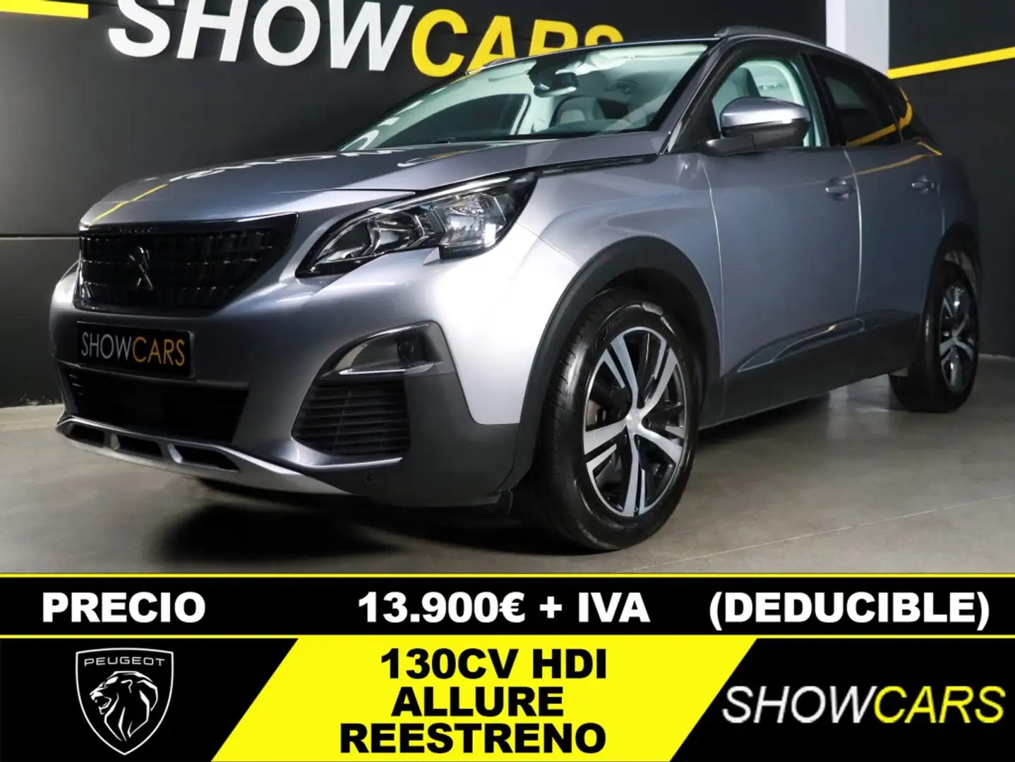 Peugeot 3008 1.5BlueHDi Allure S&S 130 Gris - 1