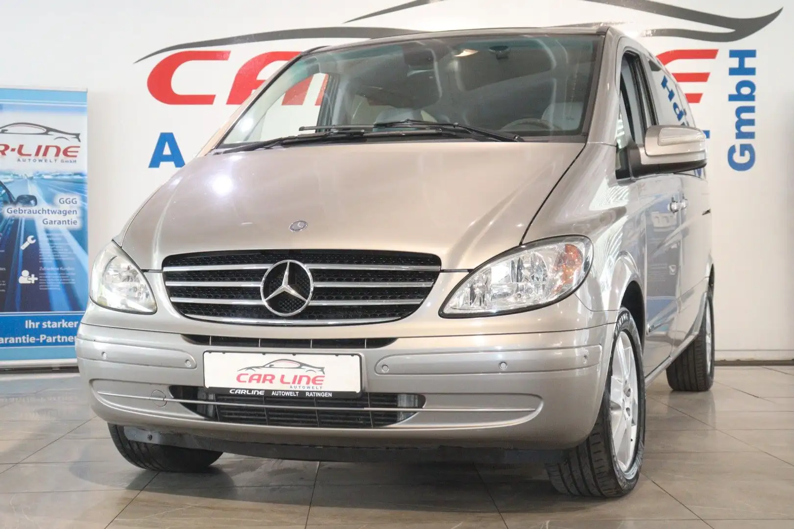 Mercedes-Benz Viano kompakt *1.Hand*7-Sitzer*PDC* Silber - 1