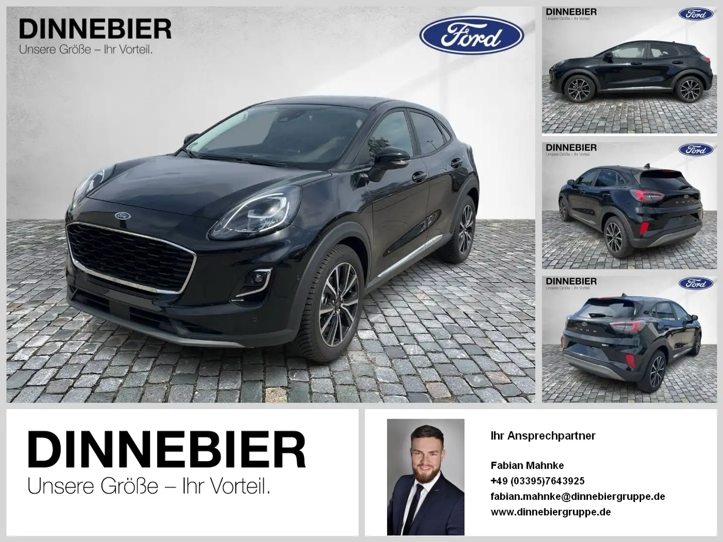 Ford Puma TITANIUM X 1.0MHEV |LED*NAVI*ParkAssist* Nero - 1