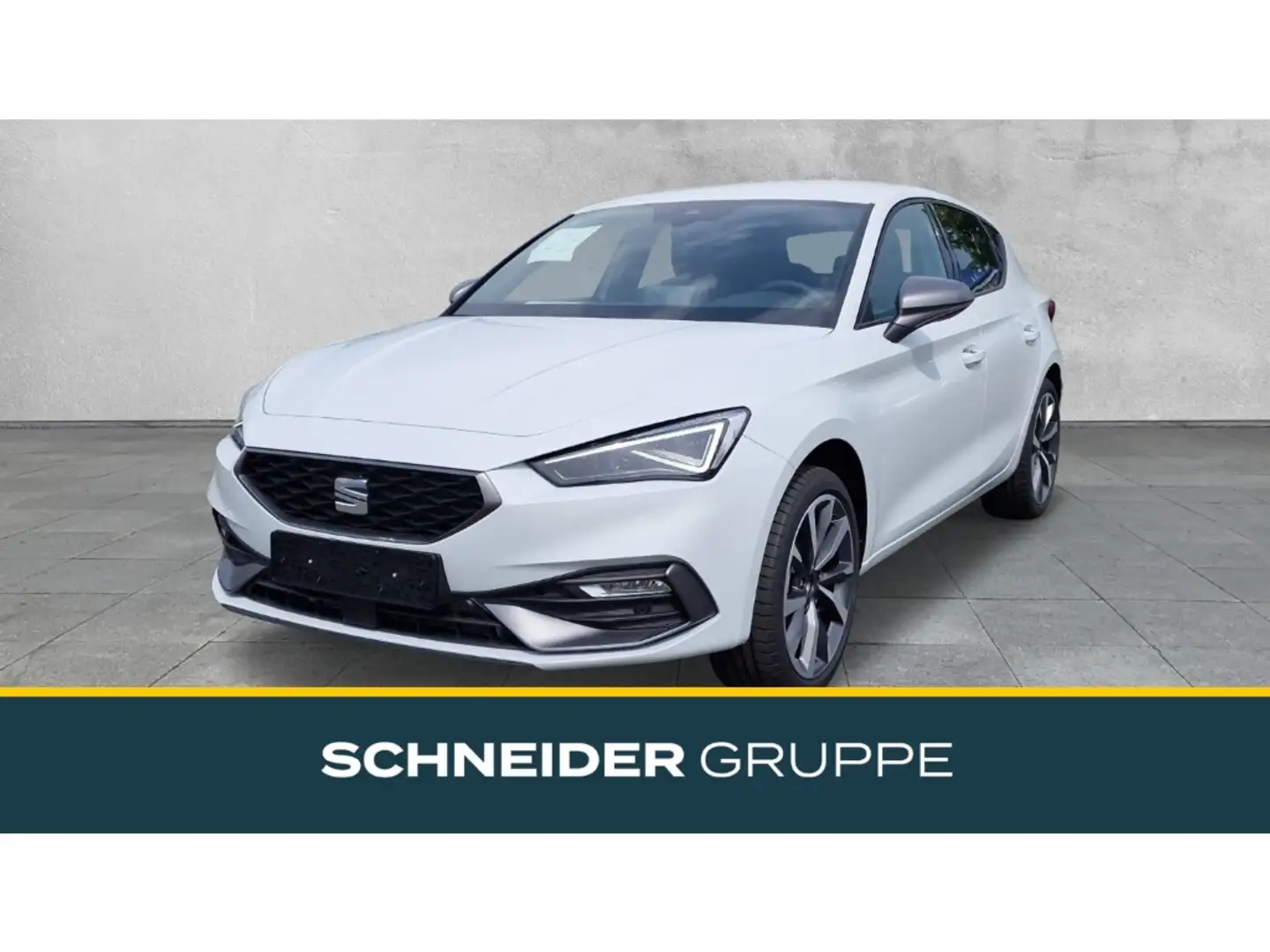 SEAT Leon 1.5 eTSI DSG KAMERA+PDC+NAVI+KESSY+LED Weiß - 1