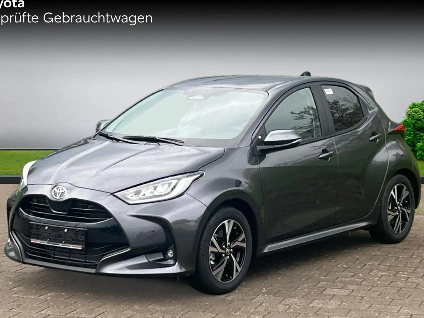 Toyota Yaris Hybrid Teampl. 1,99% Zins Safety+Comfortpaket EPH Grijs - 1