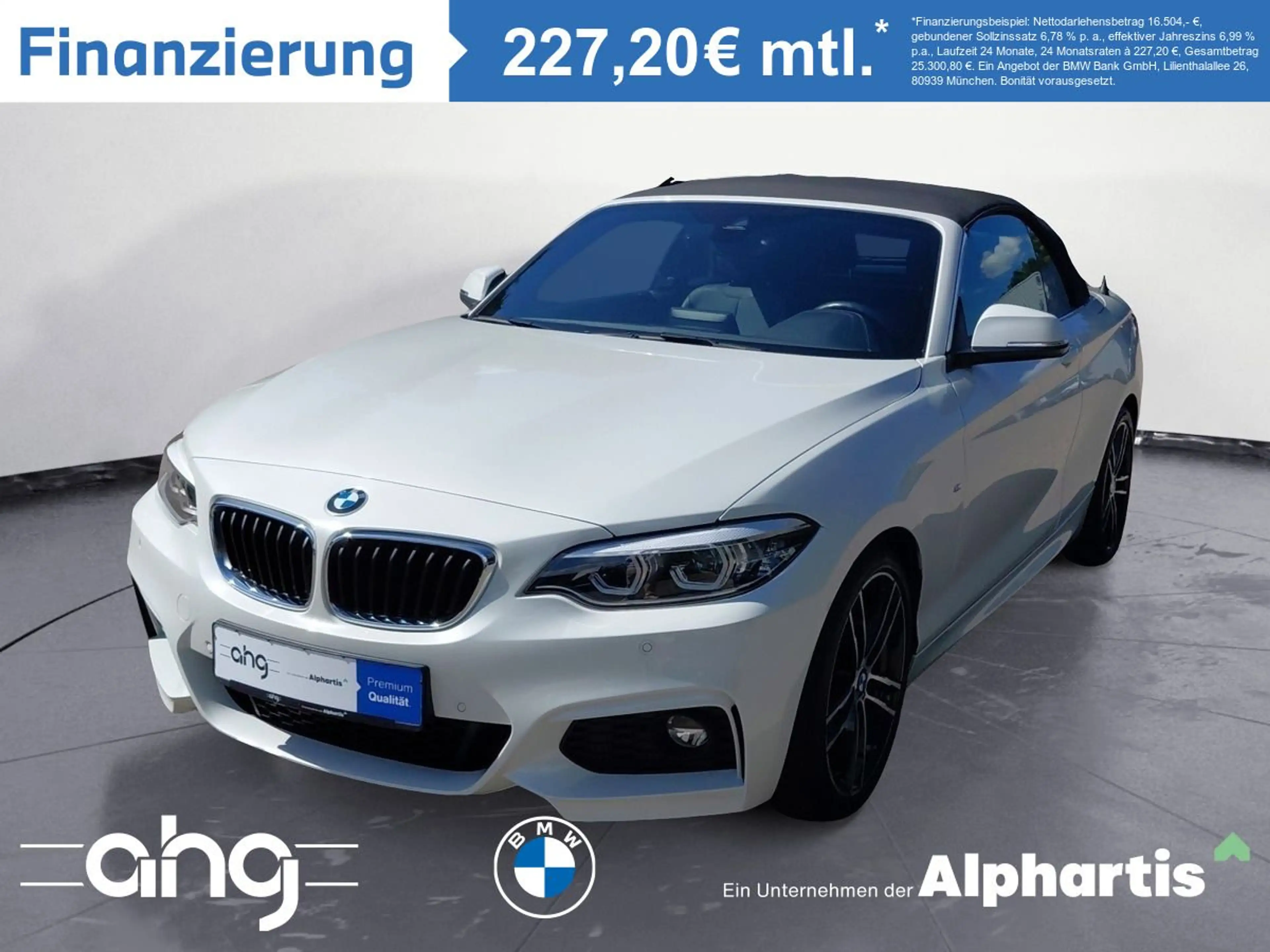 BMW 230 i Steptronic Cabrio M Sport Sport Aut. AHK
