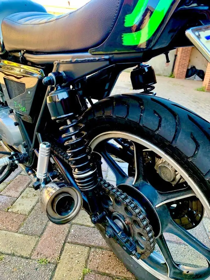 Kawasaki Z 500 cafè racer Noir - 2