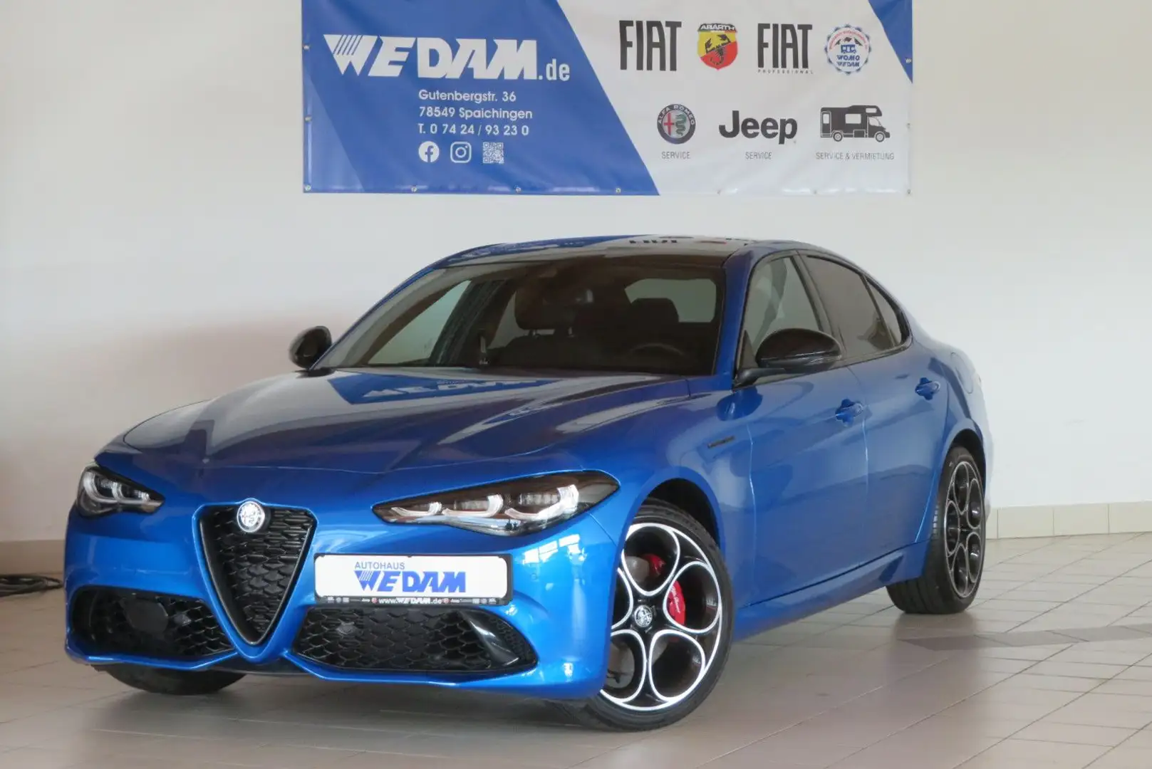 Alfa Romeo Giulia Competizione Q4 280PS *Schiebedach* Blue - 1