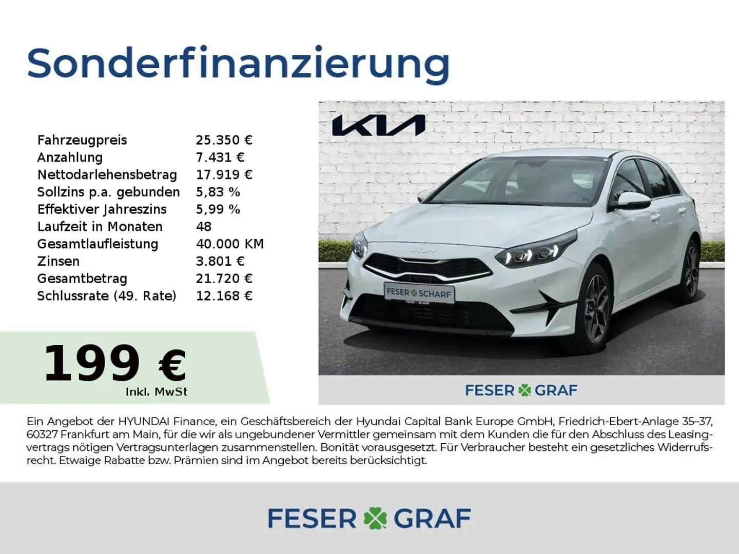 Kia Ceed / cee'd 1.5T SPIRIT TECHNIK Navi LED Blanc - 1