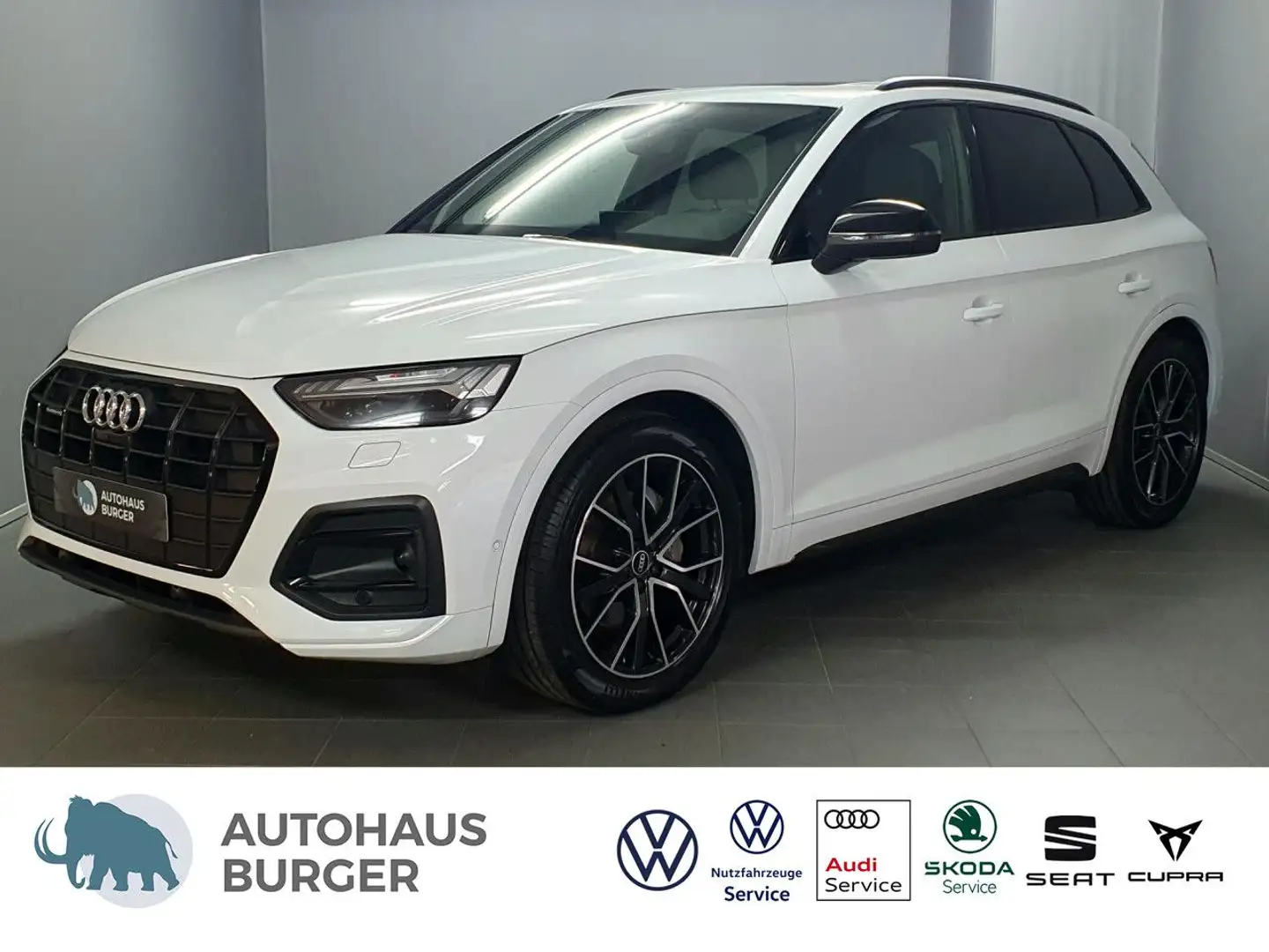 Audi Q5 40TDI qu. S tronic S line/AHK/Pano/Luft/ACC LED Blanc - 1