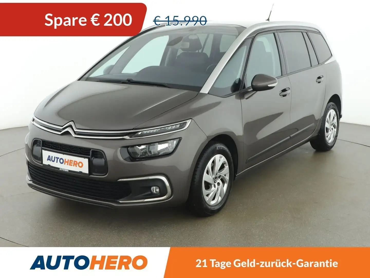 Citroen C4 Picasso 1.6 Blue-HDi Feel Edition *NAVI*CAM*TOT*7-SZ*TEMPO Grau - 1