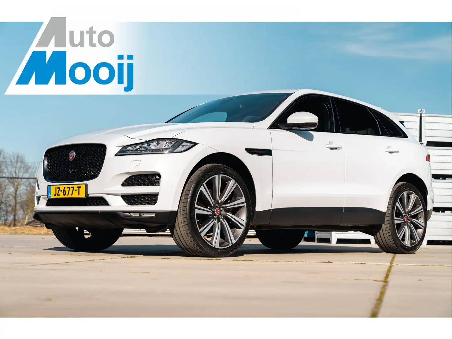Jaguar F-Pace 3.0 S/C Portfolio AWD 35t *340PK* 1e Eigenaar / HU White - 1